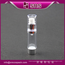 SRS China supplier plastic airless skincare bottle, best selling cosmetic 15ml 20ml 30ml serum container for facial